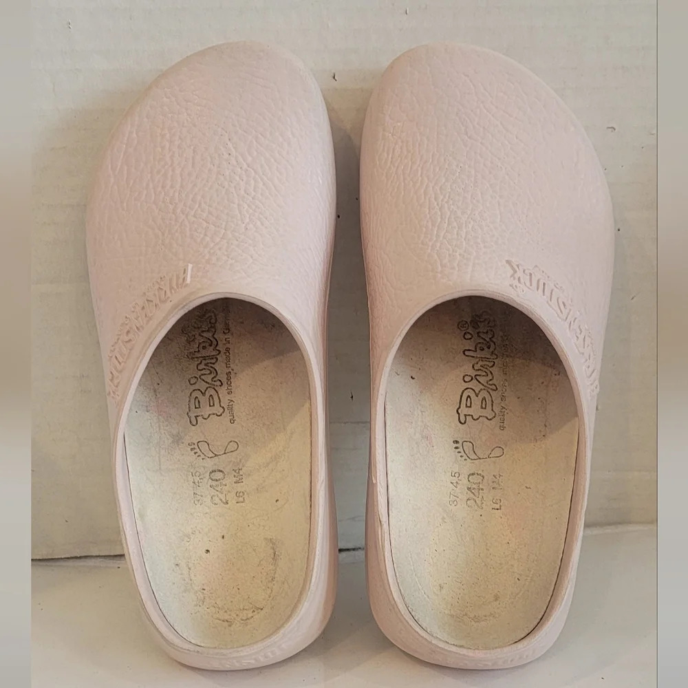 BIRKENSTOCK BIRKI'S EVA CLOGS MULES POWDER PINK (sz US 6 or Euro 37)